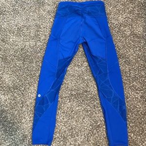 Royal blue Lululemon leggings